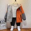 男童秋冬加绒双面穿外套2025新款儿童冲锋衣春秋上衣中大童两面穿 商品缩略图0