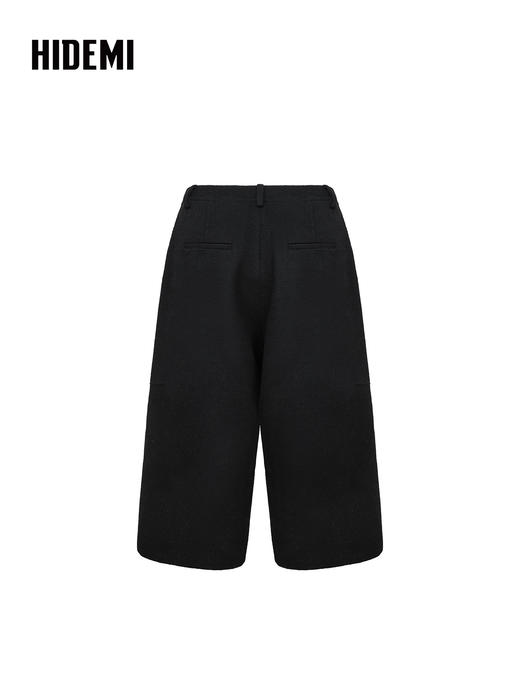 HIDEMI 澳洲美利奴羊毛茧型九分弯刀裤 商品图2