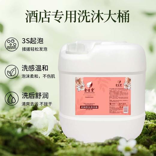 包邮大桶洗发水沐浴露20L酒店理发店发廊洗浴专用洗发露一件起批 商品图2