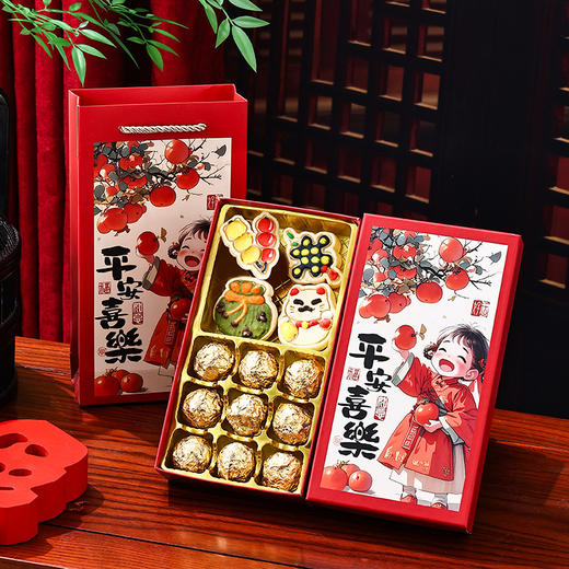 新品【年货❗️精选礼盒】传承糕点伴手礼 巧克力饼干零食 公司送礼员工福利 过年走亲戚精选礼品 商品图3