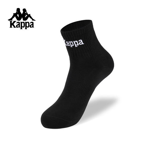 Kappa 运动袜2025新款男女中筒袜跑步训练透气短袜袜子K0GW8WE03 商品图0