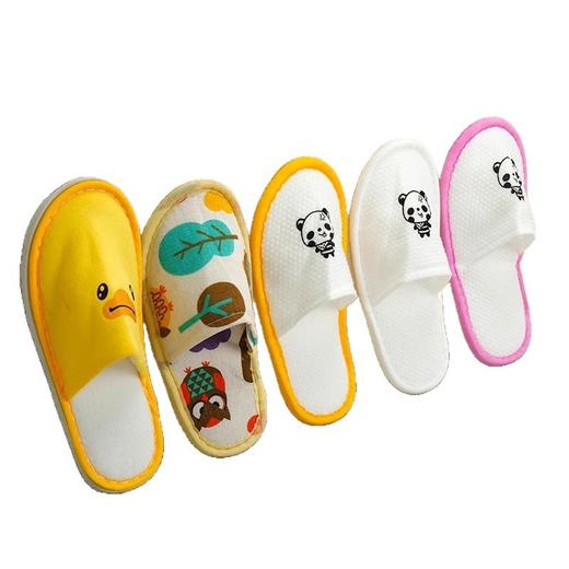 儿童一次性拖鞋居家待客加厚防滑酒店专用旅行便携可爱宾馆民宿用 商品图4