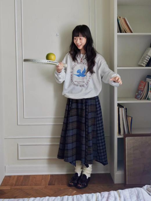 nothe Case布然/NC253208/「蓝色飞鸽」全棉宽松卫衣 商品图1