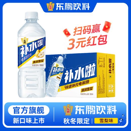 东鹏补水啦电解质水555ml*24瓶雪梨味 秋冬限定快速补充水分 商品图0