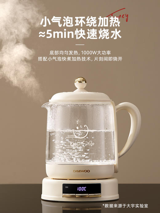 大宇养生壶YS11   采用小气泡柔炖技术，均匀渗透食材深层，保留营养不流失。 商品图4