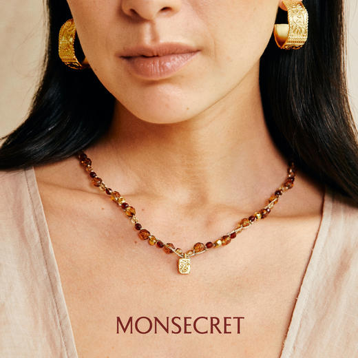 MONSECRET 寻迹 棕榈辉光项链 商品图0