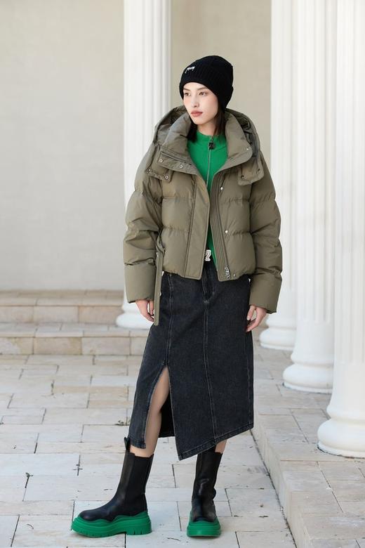 Kai & Kiera 个性时尚保暖短款羽绒服外套 21602 商品图2