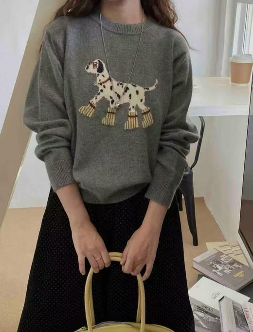 老米优品🎈3-5天！小细节里藏着少女感《10%绵羊毛🐏 韩里韩气“ 斑点狗” 毛衣》谁能抗拒这样的减龄少女复古款吖~MY251203A 商品图6