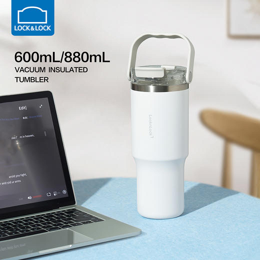 乐扣乐扣（LOCK&LOCK）陶瓷覆层提环冰霸杯保温杯LHC4430/LHC4431 商品图1