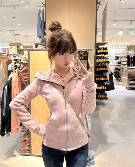 原单Lu家Scuba女士加绒连帽外套120301 商品图6