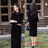 弹力超柔新中式黑色气质旗袍GX396134 商品缩略图1