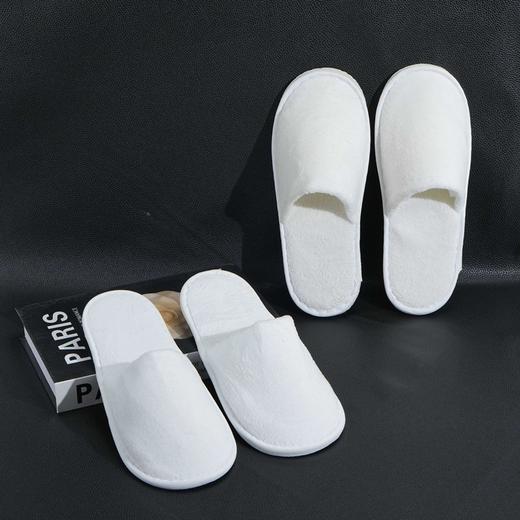酒店一次性拖鞋秋冬珊瑚绒加厚防滑家用待客防滑高档宾馆民宿用 商品图2