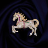 轻奢复古马到成功生肖马胸针，小众设计感本命年男女同款高级感配饰LY-E-091 商品缩略图0