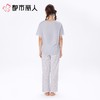 都市丽人女士睡衣家居服短袖长裤棉质套装LHC2G0 商品缩略图2