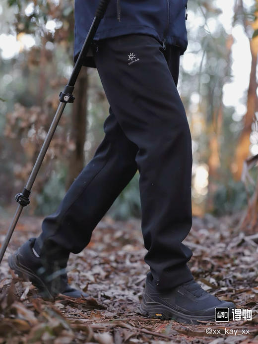 加绒t11！！长裤！！凯x石KAILAS T11GTX防风加绒保暖透汽户外运动徒步通勤 软壳裤 男女同款薄膜长裤 商品图0