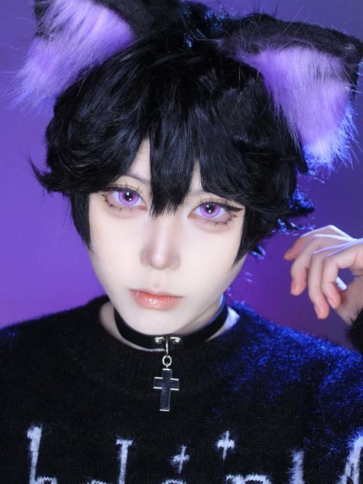 DoyaColor 日抛 试戴片  木槿紫 直径14.2mm着色13.4mm 商品图1