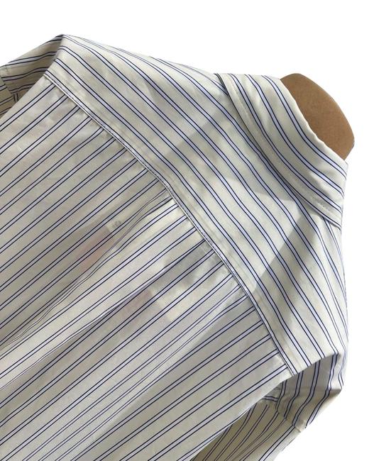 女款条纹短款长袖衬衫zh017 商品图2