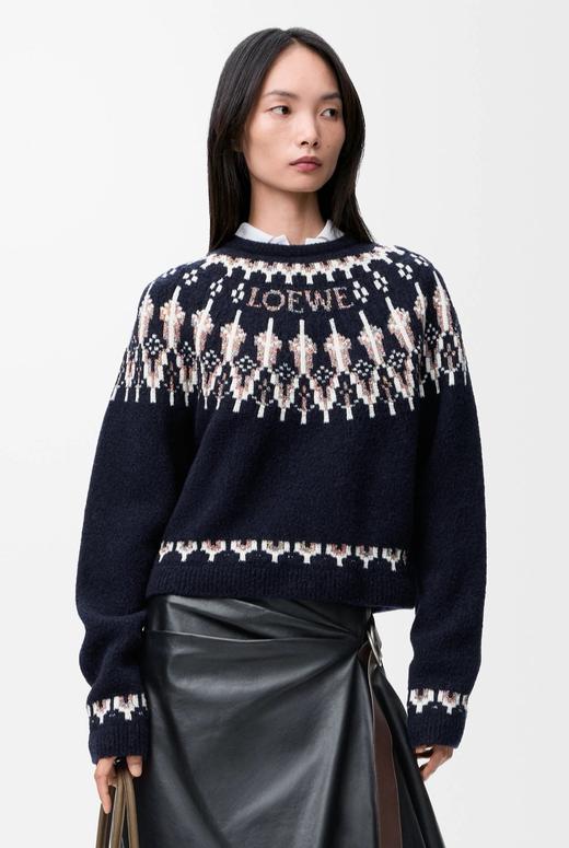 女款钩花针织毛衣la014 商品图3