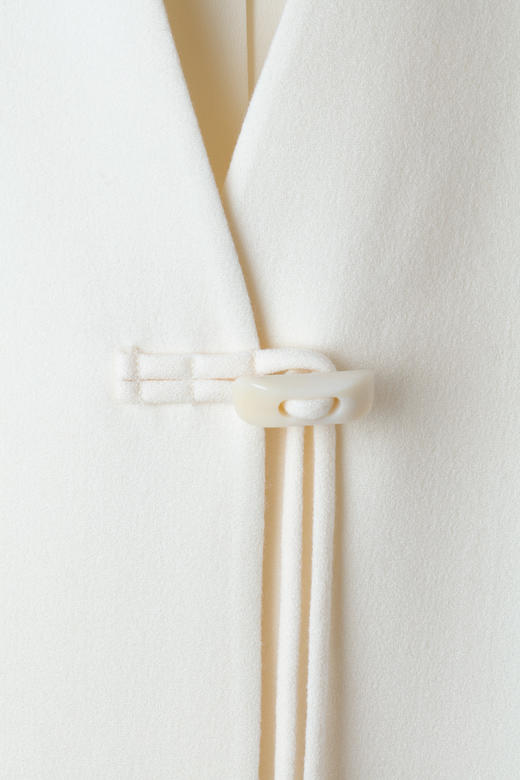 羊毛梭织国风开襟外套 商品图1