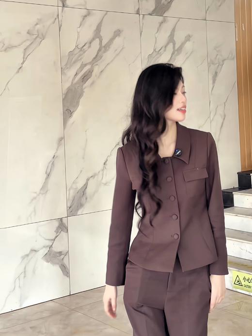 法小曼*子珍专款/红色西装外套主持人西装套装高级cp2534 商品图1