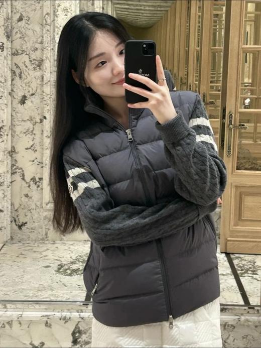 Moner/蒙口羽绒服2025最新款时尚设计师款羊毛针织羽绒服（ZY*BG) 商品图6