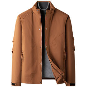 昆潮 加棉加厚休闲棉衣外套（多色）