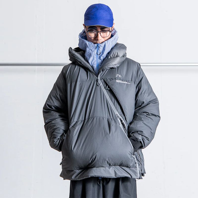 COMFY CMF 高强度防水透湿户外机能性斜拉链超轻量连帽羽绒服