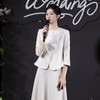 法小曼*子珍专款/女2025年新款时尚套装年轻洋气减龄正装米白色职业装西装伞裙 商品缩略图3