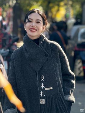 休闲——骆马绒大衣（围脖）