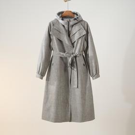 西子/白鹅绒轻三防一衣三穿可拆两件套羽绒服/YRYF0444