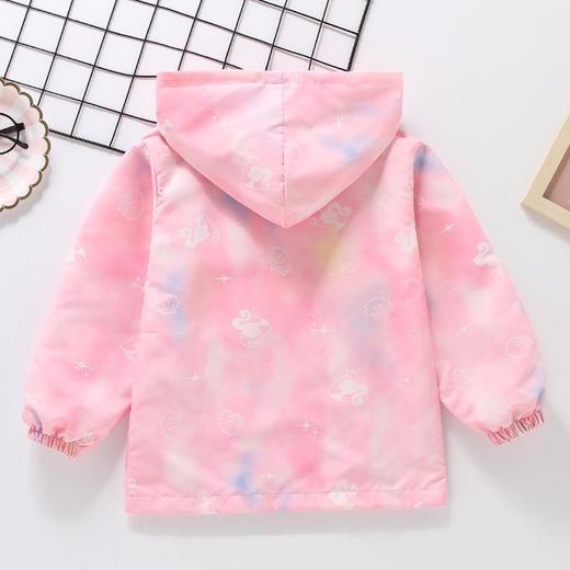 2025外套女童中童女孩韩版休闲渐变色冲锋衣外套儿童外套现货批发 商品图2