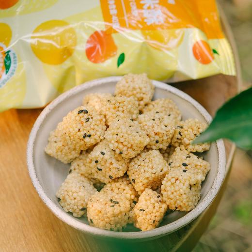 【新品】阿柑小米酥  40g*6包   有机小米、有机大米、有机黑芝麻、有机葵花籽油、有机麦芽糖 商品图1