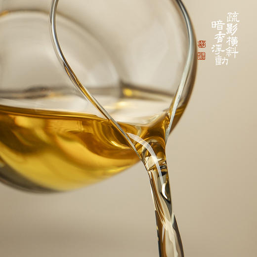 暗香疏影/秦权匀杯迷翠色高端高硼硅耐热玻璃家用公道杯茶海分茶器匀杯 商品图2