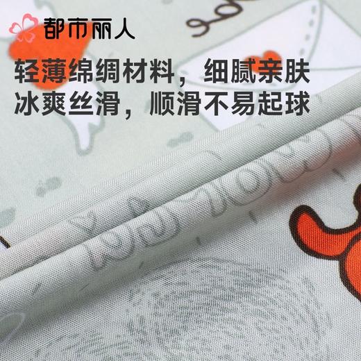 都市丽人男女童睡衣儿童家居服短袖长裤棉质套装JHC1M1 商品图5