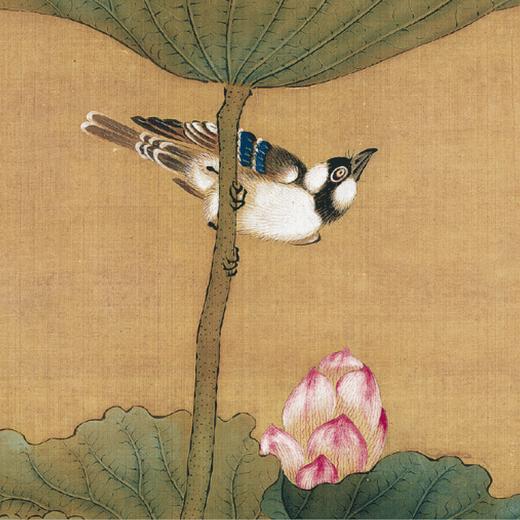 安徽博物院馆藏 沈铨荷塘鸳鸯  冬暖画艺术客厅装饰画创意礼物 商品图1