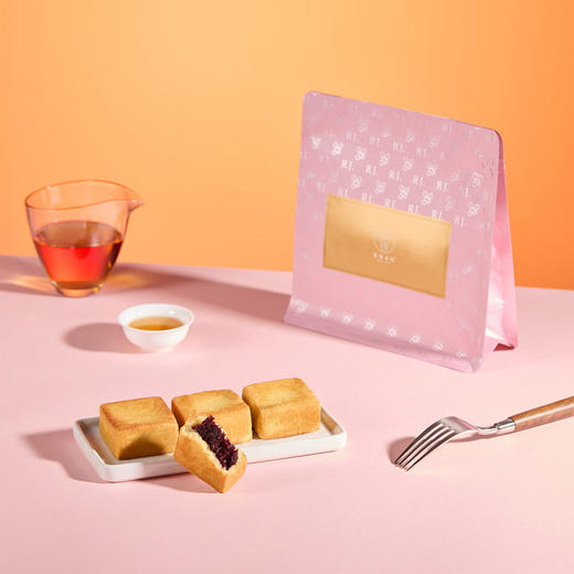 荣锦本味方块杨梅酥酸甜纯果肉中式糕点送礼茶点210g袋装 商品图2