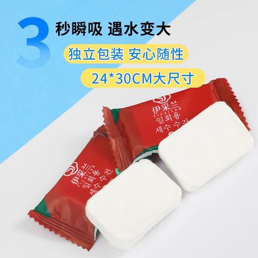 一次性压缩毛巾洗脸巾加厚洁面巾擦脸独立包装不掉毛出差旅行批发 商品图2