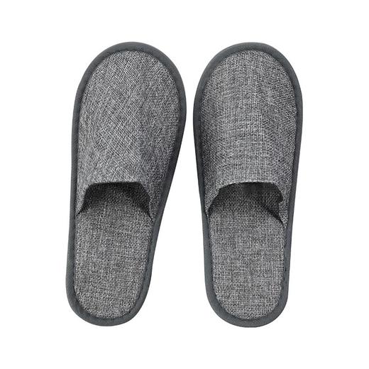 一次性棉麻拖鞋五星级酒店专用亚麻加厚防滑宾馆民宿居家待客批发 商品图4