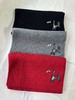 贝壳三 男女同款潮流金属装饰刺绣围巾护颈舒适围脖C120306 商品缩略图0