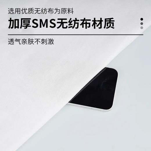 旅行必备高铁飞机一次性座套全包带扶手加大加厚独立包装隔脏坐垫 商品图2