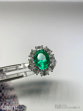 祖母绿戒指【5280111】具体价格微信咨询
