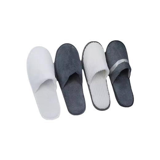 加厚星级酒店一次性拖鞋珊瑚绒宾馆美容线院会所客房专用拖鞋批发 商品图4