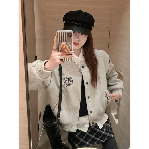 <曾小咸推荐>现货秒杀 ！微信超特价！ 刺绣棒球服外套 日常289.99 立减150 秒杀139.99！！ 商品图3