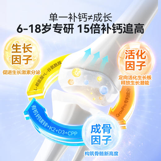 【大促活动专用】小小伞火箭钙儿童赖氨酸钙30条/盒 商品图1