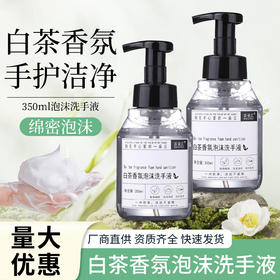白茶泡沫洗手液酒店同款商用补充液温和清洁手部家用香味持久批发