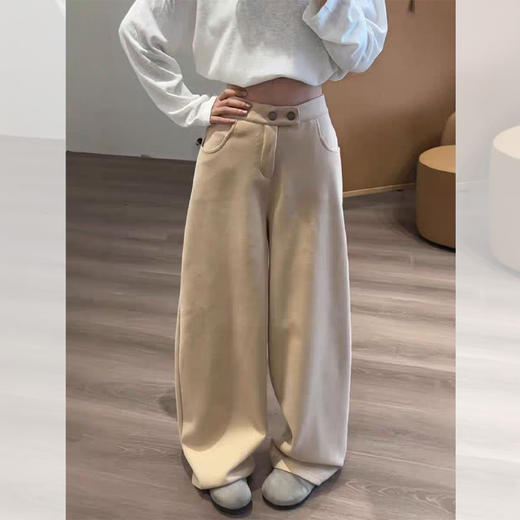 <曾小咸推荐>  韩系弯刀阔腿裤 日常159/件 商品图0