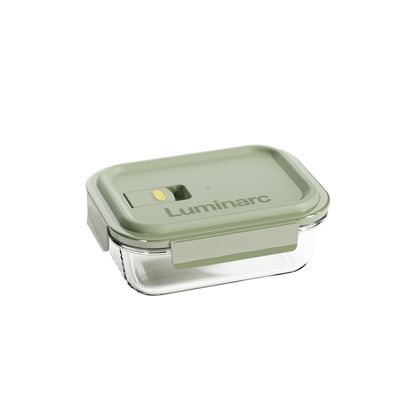 LC-CJJ1136 柏格高硼硅长方形玻璃保鲜盒680ML