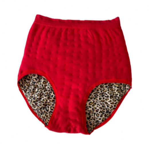 AA 1377加棉棉花女士保暖暖肚中老年防寒宫护腰裤衩高腰 商品图2