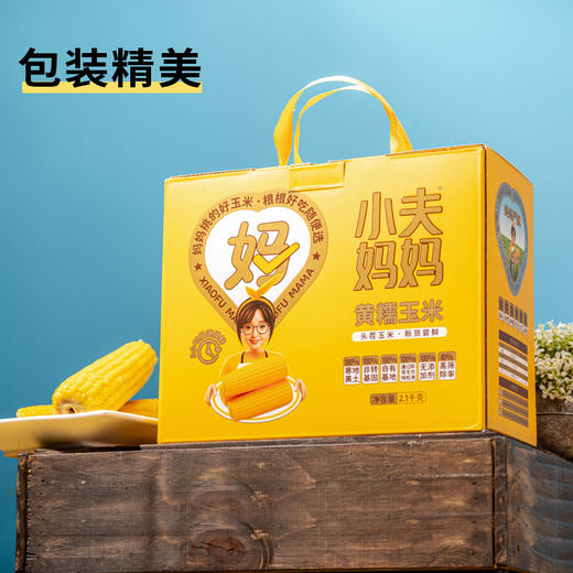 【黄糯玉米】皮薄软糯会拉丝 来自东北黑土地的香甜 10支/箱 商品图5