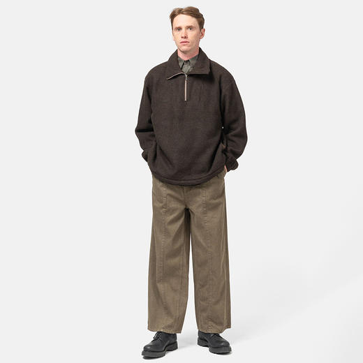 YOKE Denim 3pleated Wide-leg Trousers 水洗牛仔阔腿裤 商品图1